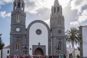 Visita al casco histórico de Telde de un grupo de tinerfeños (Foto TA)
