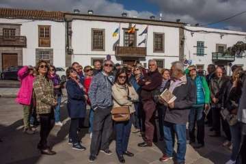 Visita al casco histórico de Telde de un grupo de tinerfeños (Foto TA)