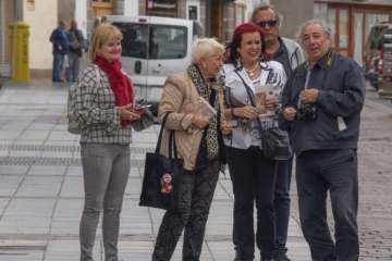 Visita al casco histórico de Telde de un grupo de tinerfeños (Foto TA)