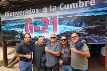 Encuentro de amigos de La Garita-Telde (Foto TA)