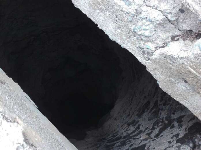 Imagen del pozo (Foto TA)