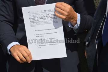 Jueces y fiscales salen a la calle en Telde para exigir más medios y más independencia (Foto TA)