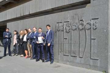 Jueces y fiscales salen a la calle en Telde para exigir más medios y más independencia (Foto TA)