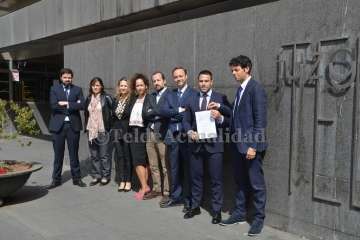 Jueces y fiscales salen a la calle en Telde para exigir más medios y más independencia (Foto TA)