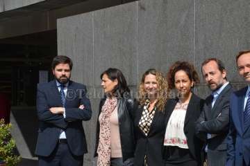 Jueces y fiscales salen a la calle en Telde para exigir más medios y más independencia (Foto TA)