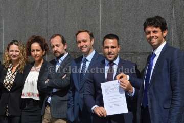 Jueces y fiscales salen a la calle en Telde para exigir más medios y más independencia (Foto TA)