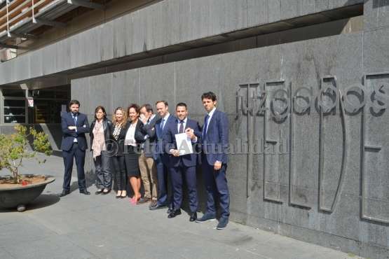 Jueces y fiscales salen a la calle en Telde para exigir más medios y más independencia (Foto TA)