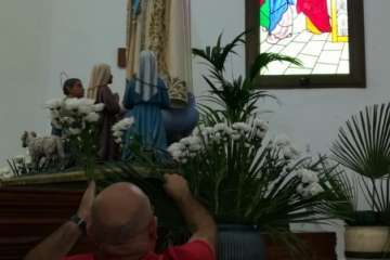 Programa de las fiestas de El Calero 2018 y ofrenda floral (Foto TA)