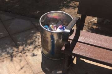 La Pardilla pide más cuidados para la plaza Trece de Enero (Foto TA)