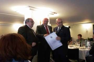 Distnción al teldense José Ortega por la Asociación de Criminología de España (Foto TA)