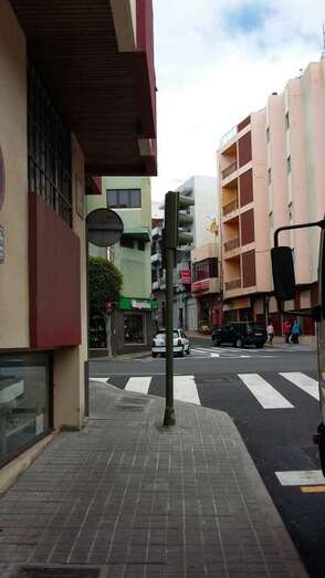 Semáforo desorientado en Telde