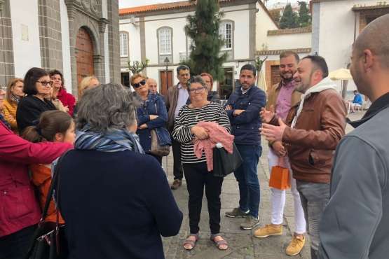 Visita cultural de El Calero a Teror (Foto TA)