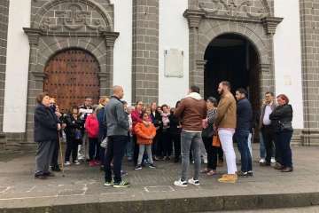 Visita cultural de El Calero a Teror (Foto TA)