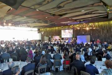 Telde, en el encuentro-debate 'Cuando fui/soy presidente' (Foto Acfi Press y TA)