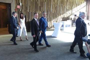 Telde, en el encuentro-debate 'Cuando fui/soy presidente' (Foto Acfi Press y TA)