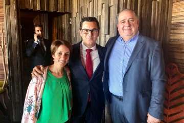 Telde, en el encuentro-debate 'Cuando fui/soy presidente' (Foto Acfi Press y TA)