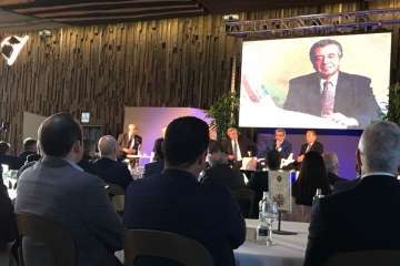 Telde, en el encuentro-debate 'Cuando fui/soy presidente' (Foto Acfi Press y TA)