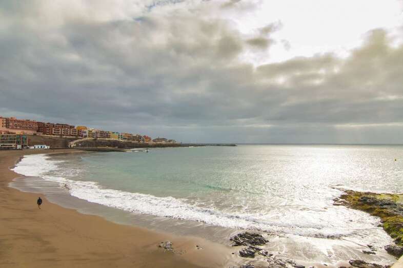 Vista de la playa de Melenara (Foto Antonio Rico)
