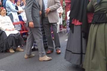 El Roque Azucarero celebra el Día de Canarias en plena calle (Foto Francisco Javier Santana y TA)