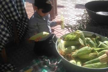 El Roque Azucarero celebra el Día de Canarias en plena calle (Foto Francisco Javier Santana y TA)