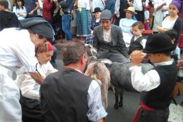 El Roque Azucarero celebra el Día de Canarias en plena calle (Foto Francisco Javier Santana y TA)