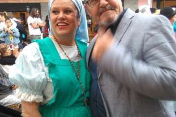 El Roque Azucarero celebra el Día de Canarias en plena calle (Foto Francisco Javier Santana y TA)