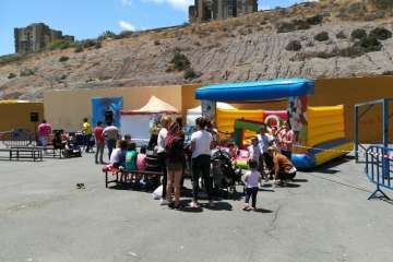 Jinámar se adelanta al verano (Foto AC Creando mundo en Jinámar)