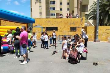 Jinámar se adelanta al verano (Foto AC Creando mundo en Jinámar)