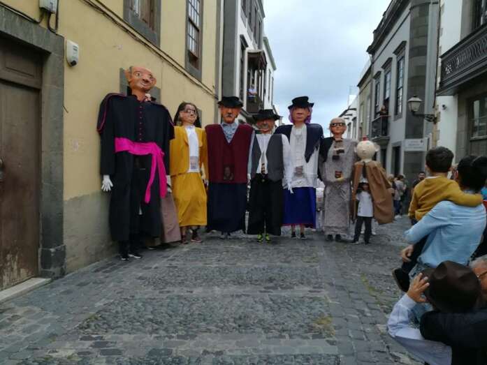 Los papagüevos de Tyldet en la capital grancanaria (Foto TA)