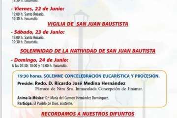 Presentación de las fiestas patronales de San Juan Bautista 2018 (Foto TA)