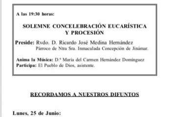 Presentación de las fiestas patronales de San Juan Bautista 2018 (Foto TA)