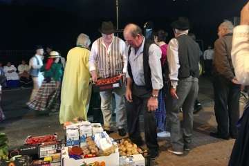 Romería popular y ofrenda en Arenales-Telde (Foto TA)