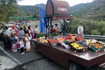 Romería popular y ofrenda en Arenales-Telde (Foto TA)