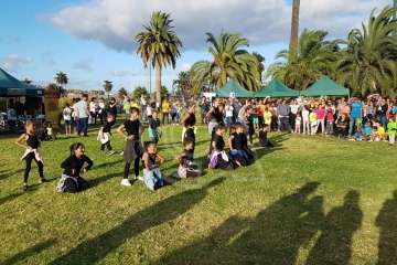 El primer Encuentro Educativo, Lúdico y Deportivo Jinámar en tus manos (Foto TA)