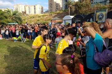 El primer Encuentro Educativo, Lúdico y Deportivo Jinámar en tus manos (Foto TA)