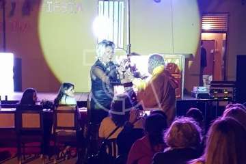 Drag Aruba, primera reinona que se encumbra en La Breña (Foto Francisco Javier Santana)