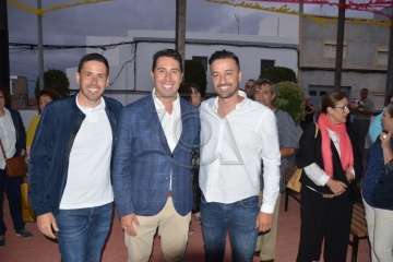 El edil Ramos pregona las fiestas del Carmen de La Medianía (Foto Francisco Javier Santana)