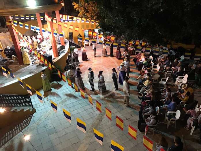 Momento del acto de anoche en Las Goteras (Foto TA)