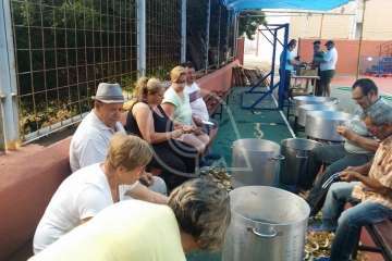 Sancocho popular en Hornos del Rey (Foto TA)