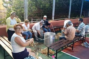 Sancocho popular en Hornos del Rey (Foto TA)