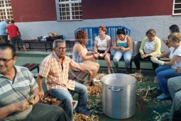Sancocho popular en Hornos del Rey (Foto TA)