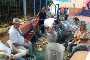 Sancocho popular en Hornos del Rey (Foto TA)