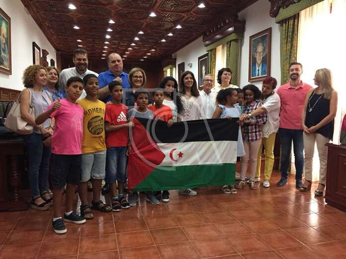 Hoy fue la recepción oficial en las Casas Consistoriales de Telde (Foto TA)