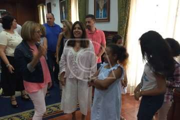 Acogida de Telde a nueve menores saharauis (Foto TA)