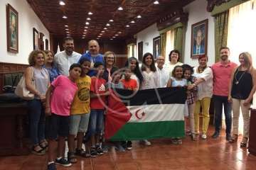 Acogida de Telde a nueve menores saharauis (Foto TA)