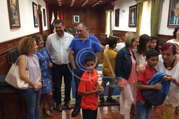 Acogida de Telde a nueve menores saharauis (Foto TA)