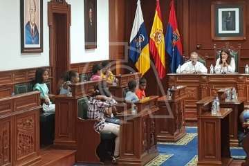 Acogida de Telde a nueve menores saharauis (Foto TA)