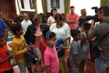 Acogida de Telde a nueve menores saharauis (Foto TA)