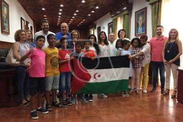 Acogida de Telde a nueve menores saharauis (Foto TA)