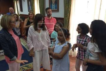 Acogida de Telde a nueve menores saharauis (Foto TA)